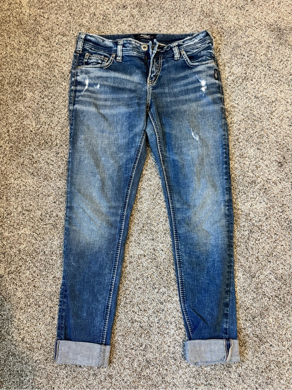 Silver Jeans Co. Medium Blue Denim Jeans